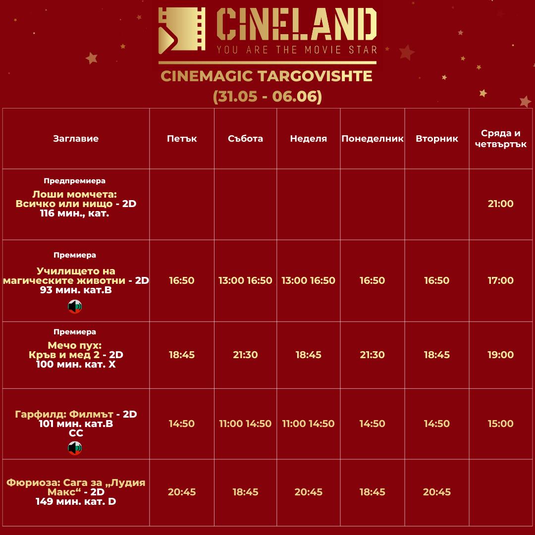 CineLand :      31  - 06  2024